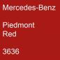 Preview: Mercedes-Benz, Piedmont Red, 3636.